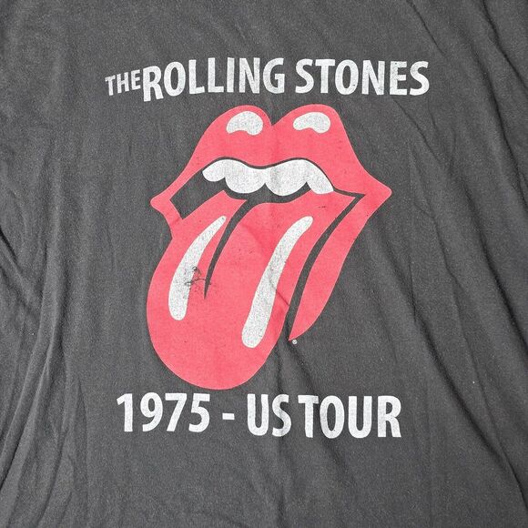 The Rolling Stones North American 70s 1975 Us‎ Tour T Shirt Black Size XXL - Picture 7 of 15